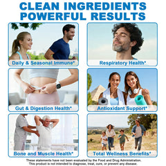 7-in-1 herbal blend label emphasizing comprehensive daily wellness