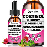 AMENQ hHEALTH cortisol drops raspberry bottle pour for relaxation and balance