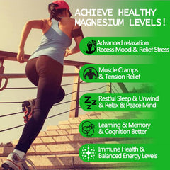 AMENQ hHEALTH diagrama de formas de magnesio: muestra cinco formas beneficiosas