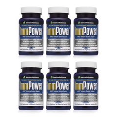 American BioSciences ImmPower AHCC supplement bottle for daily immune support.