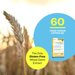 Metatrol label emphasizes gluten-free purity and allergen safety.