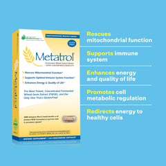 USA-made stamp on Metatrol packaging conveys domestic production.