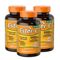 American Health Ester-C 1000mg bottle close-up for daily immune support