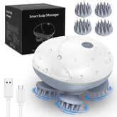 AMIR upgraded scalp massager with 96 nodes delivers a soothing kneading sensation.