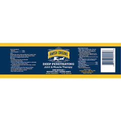 Amish Origins packaging box showing 7 oz capacity and natural formulation.