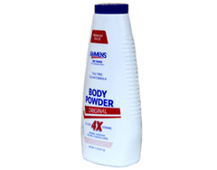 AMMENS Original Powder 11oz powder texture shown, convenient for quick touch-ups and irritation relief.