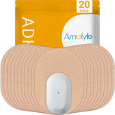 Amolyfe Dexcom G6 overpatches pack provides secure, long-lasting sensor protection.