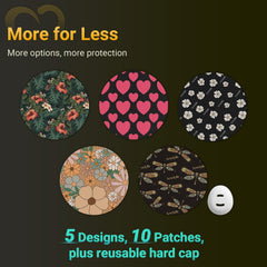 Amolyfe Dexcom G7 overpatch with bump-proof design shields the sensor from snags.