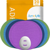 Amolyfe Dexcom G7 Stelo over patches waterproof close-up protecting sensor during activities