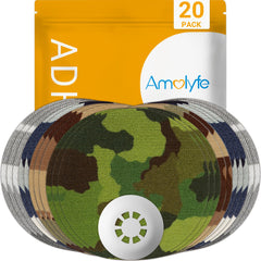 Amolyfe Libre 3 camo pack front view shows rugged protection for active wearers.
