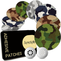 Amolyfe Libre 3 camo patches pack protects sensors during activities with camouflage design.