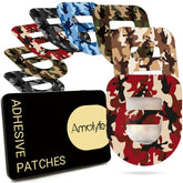 Amolyfe Omnipod 5 waterproof patches keeping pods secure during daily activities.