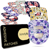 Amolyfe Omnipod patch with middle strap for secure pod attachment during workouts.