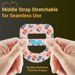 Amolyfe Omnipod patch is waterproof and sweatproof for active days.