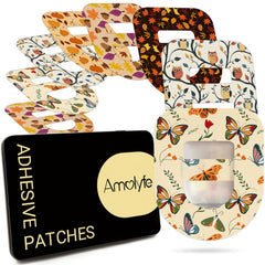 Amolyfe Omnipod 5 adhesive patches on pod for secure wear during workouts.