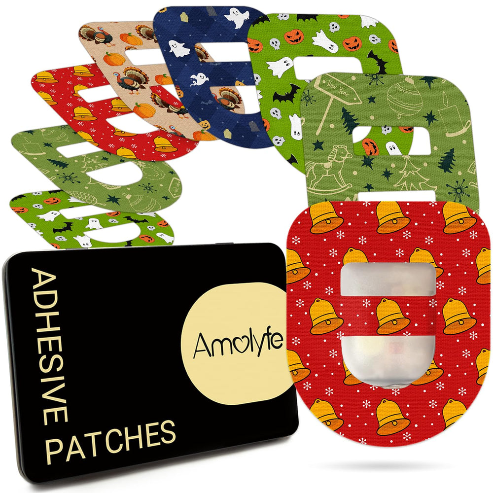 Amolyfe Omnipod 5 waterproof patches protect your pod during showers and workouts.