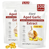 AMOQUCT Elare odorless garlic softgels with 7500mg aged garlic for daily wellness