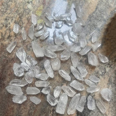 AMOYSTONE clear quartz energizes spaces when placed in corners or centers.
