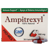 Ampitrexyl bottle front view highlighting natural immune support