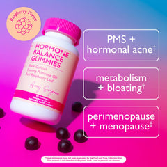 Close-up of Amy Suzanne Hormone Balance Gummies showing tasty texture for daily use.