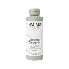 Amy Myers MD Liposomal Curcumin bottle showing enhanced absorption for digestion support