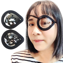 AMZVIO clear eye shield left view with soft edge and ventilation
