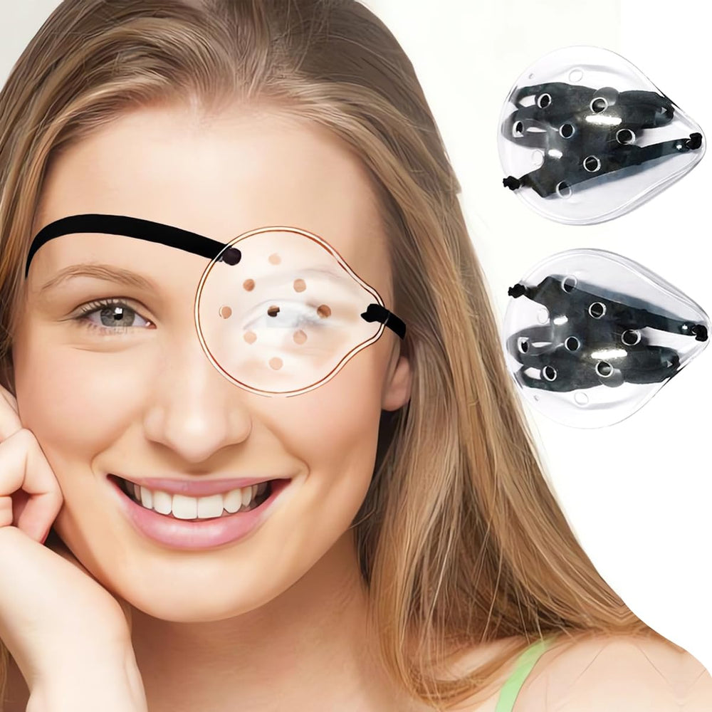 AMZVIO eye shield for cataract surgery offers clear protection during rest.