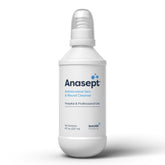 ANASEPT 8oz bottle with finger sprayer for quick wound cleansing.