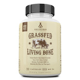 Ancestral Supplements Grass-Fed Beef Living Bone Capsules support bone strength and joint mobility.