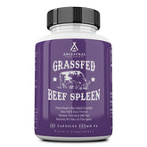 Ancestral Supplements grass-fed spleen bottle highlighting nutrient-dense capsules for daily wellness.