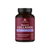 Ancient Nutrition Collagen Brain Boost bottle showing easy daily joint and skin support