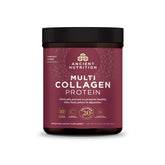 Ancient Nutrition Collagen Peptides tub front shows unflavored powder for skin, joints, and gut support