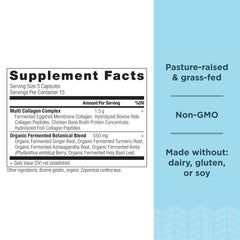 Close-up of Ancient Nutrition collagen capsules for easy daily intake