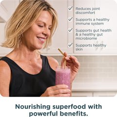 Hydrolyzed collagen peptides in Ancient Nutrition formula for joints and skin