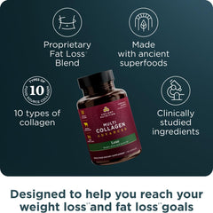 Ancient Nutrition Multi Collagen Advanced Lean capsules closeup for easy daily supplementation