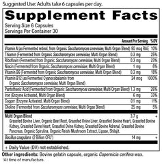 Ancient Nutrition Organ Supplements capsules close-up highlighting easy-to-swallow form