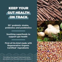 Ancient Nutrition label close-up with ROC certification and sustainable sourcing