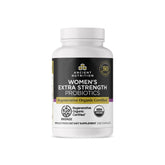Ancient Nutrition Probiotics Women bottle front showing extra strength formula for daily balance