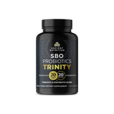 Ancient Nutrition SBO Probiotic Trinity bottle front for daily wellness support.