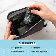 Ancient Nutrition SBO Probiotics Men label shows organic fermented botanicals for everyday support