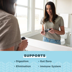Ancient Nutrition SBO Probiotics Women capsules ready for daily digestion support.