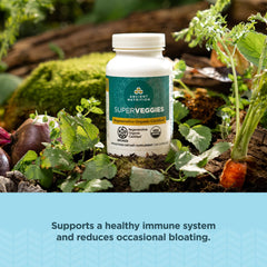Ancient Nutrition SuperVeggies green blend ingredients include kale