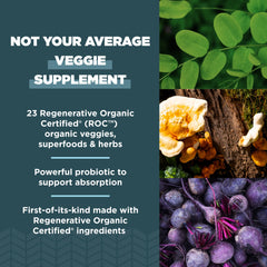 Ancient Nutrition SuperVeggies kale-broccoli-spinach capsules for daily greens