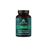 Ancient Nutrition Thyroid Support bottle with capsules offering calm energy support.