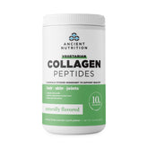 Ancient Nutrition Vegetarian Collagen Peptides bottle on counter for everyday beauty and digestion support
