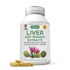 ANDREW LESSMAN Liver Anti-Oxidant Extracts bottle shown for daily liver support