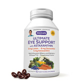 Andrew Lessman Ultimate Eye Support bottle front promotes daily eye health.