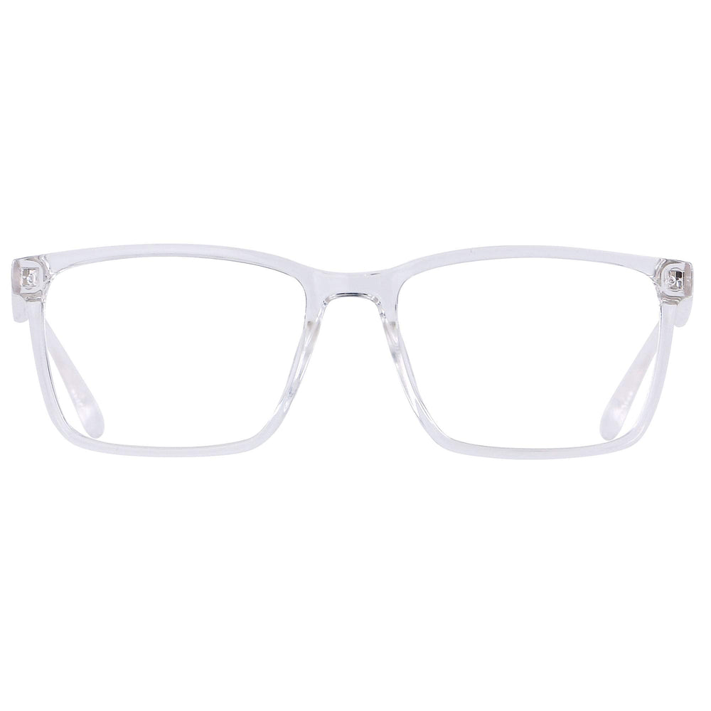 ANDWOOD blue light blocking glasses with large square frame for clear screen viewing