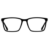 ANDWOOD blue light blocking glasses in a large square frame for all-day comfort