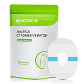 ANGTICS Dexcom G7 adhesive patch waterproof close-up showing durable protection for swimming